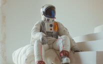 Astronaut editorial visual